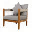Fauteuil club d'extérieur en bois d'acacia-2125481372