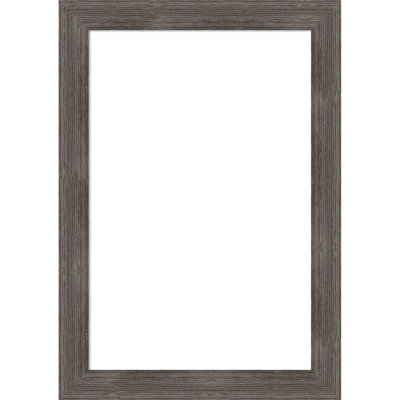 Pinstripe Lead Grey Framed Dry Erase Magnetic Board Organization Boards