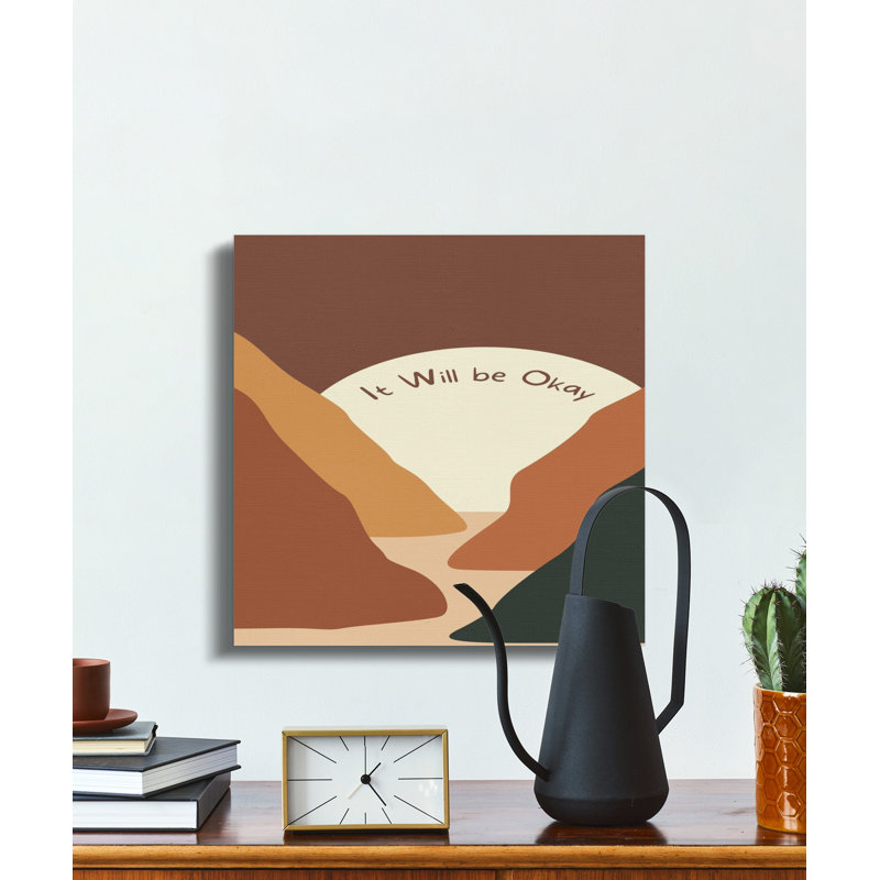 1 Piece Wrapped Canvas Wall Art Set, 25.4 cm H x 25.4 cm W
