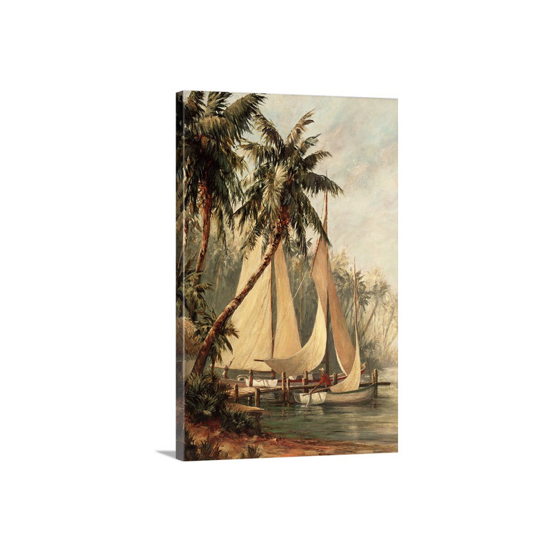 «Rum Cay», reproduction d'art, H 24 po x l 16 po, Toile tendue, Sans cadre