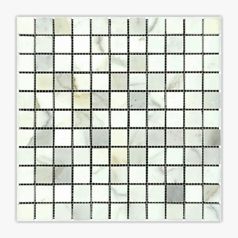 Carreau de mosaïque en marbre 12 po x 12 po