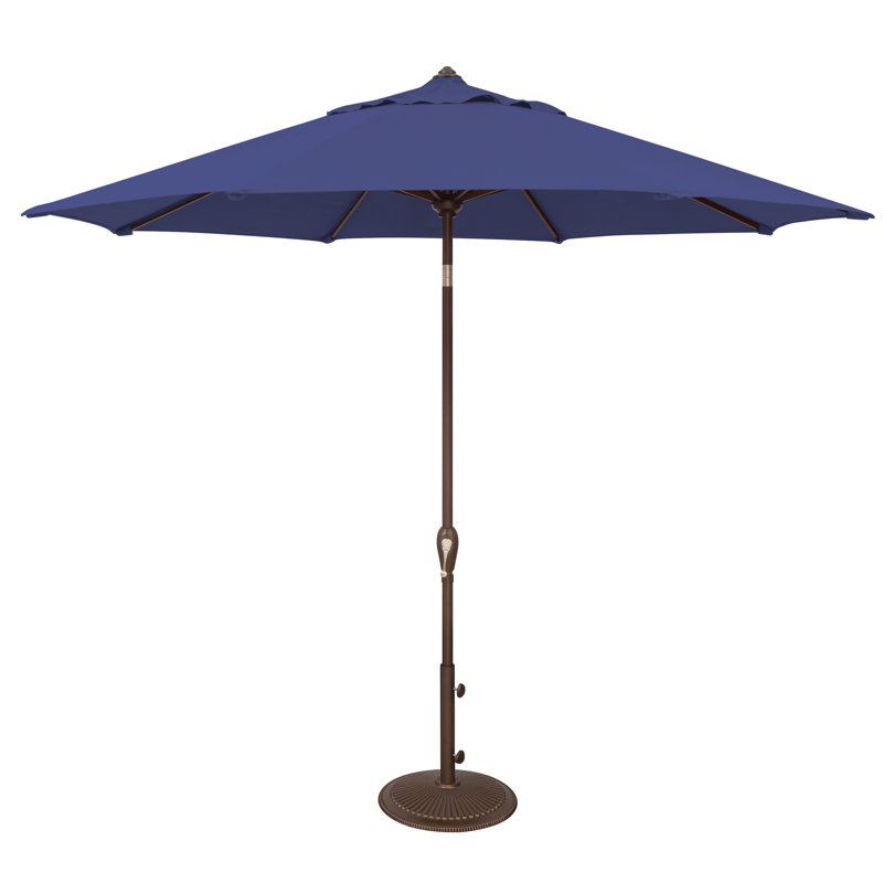 Parasol de marché inclinable 9 pi Colete, Bleu ciel