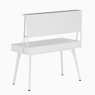 Bureau d'ordinateur avec rangement magnétique effaçable à sec Techni Mobile