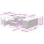 118cm Wide Patio Sofa with Cushions