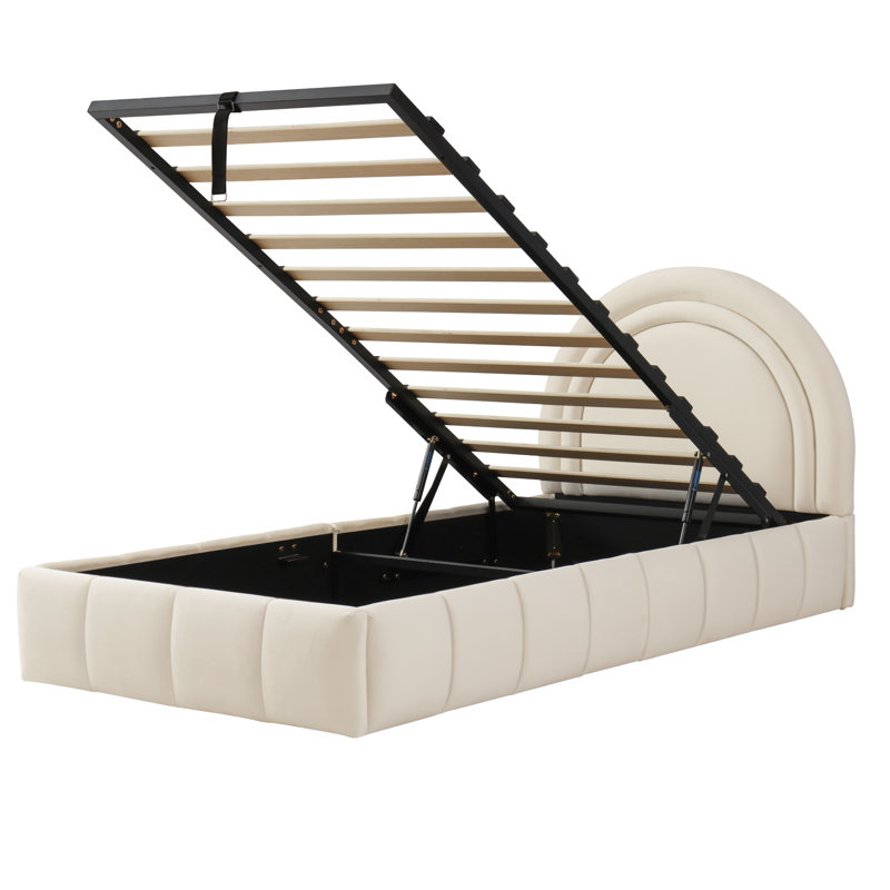 Bed, Beige
