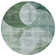Machine Washable Indoor/Outdoor Cicel ACN1140 Seafoam Rug