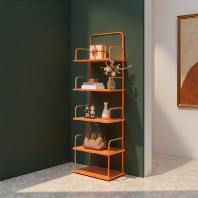 Orange Iron Retro Display Shelf