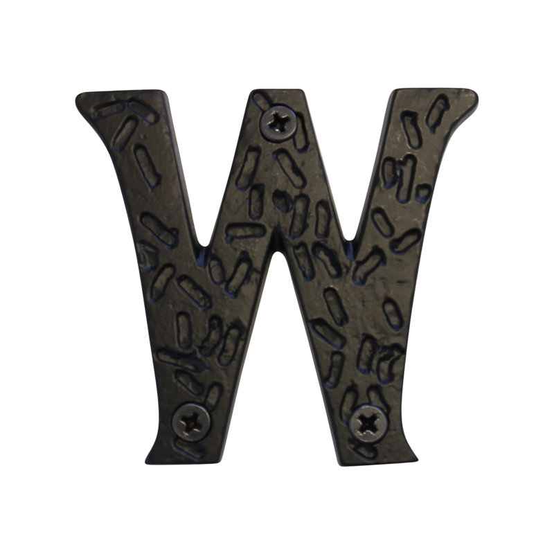 Lettre de 3 po, W