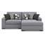 Canapé modulaire 2 pièces avec méridienne Cantin-218808014