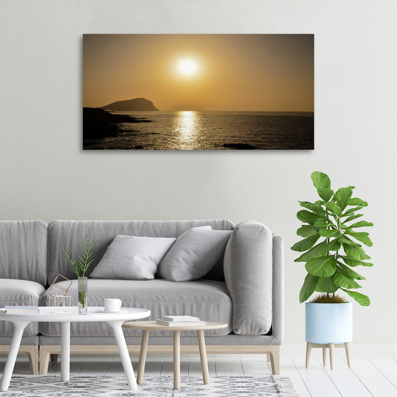 Sunset Sea - Wrapped Canvas Print