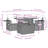 Vidaxl Garden Sofa Set Grey, Dark Grey