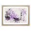 Black Wolf in a Purple Forest - Picture Frame Graphic Art Print-56871555-56871554