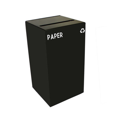 Geocube Steel Open Recycling Bin - 24 Gallons