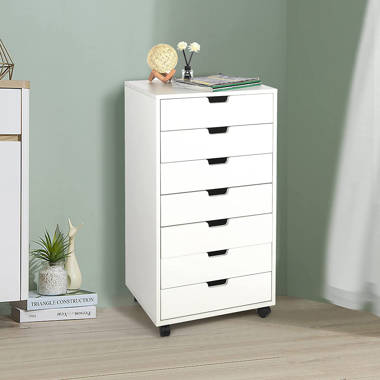 Winsome Halifax 7 Drawer Cabinet for Closet, White