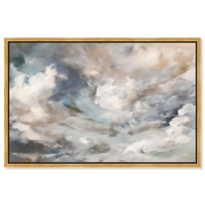 Dreamy Cumulus Canvas Print Abstract Decor by Art Remedy