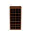 Armoire à vin brune noyer 32 - style buffet contemporain modulaire avec option élégante