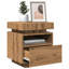 Demetra 40cm W Manufactured Wood Bedside Table