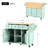 Rolling Kitchen Island With Space Saving Options, Mint Cart Rubberwood Drop Countertop And Storage, 5 Wheels, 3 Drawers, Adjustable Shelf For Multi-Purpose Rooms-1219816013