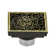 Kingston Brass Watercourse 4-Inch Square Grid Shower Drain with Hair Catcher