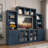 Modern 87.6" Wall Unit Entertainment Center With Bookshelves For Tvs Up To 55", TV Stand Media Console With Charging Station And USB Charging-1823843743