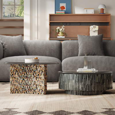 Table basse ronde de style italien