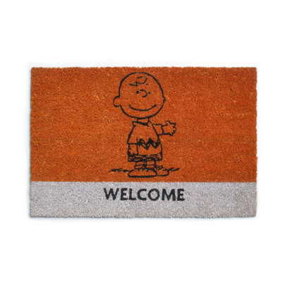 Peanuts Non-Slip No Holiday Doormat