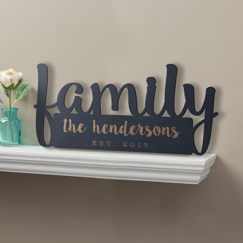 Blocs de lettres personnalisés pour la famille Laury, Oui