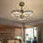 Led Ceiling Fan Black Ceiling Fan With Light Modern Ceiling Fan Fandeliers with Lights and Remote