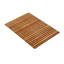Tapis de douche pliant en bois de teck