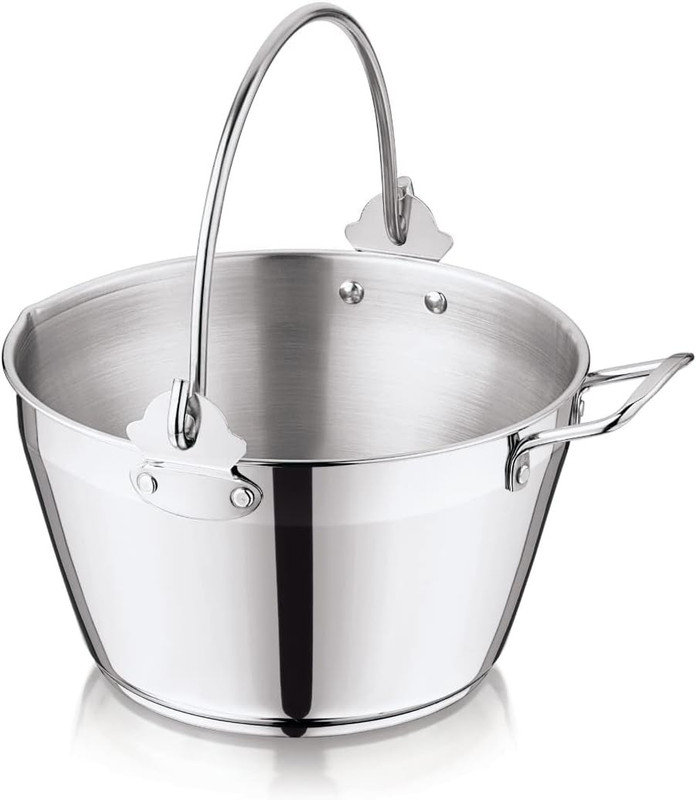 Rebrilliant Benedetti 8.98L Stainless Steel Stock Pot