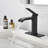 Single-Hole Single-Handle Bathroom Faucet With Drain Assembly-122282123