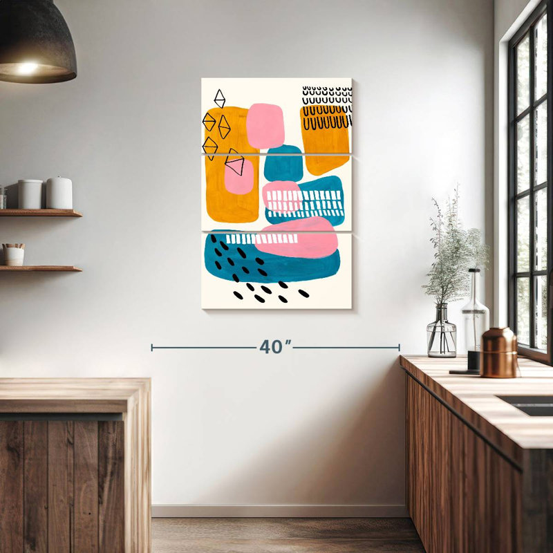 Avery Mid Century City Vibes, H 38 po x l 24 po