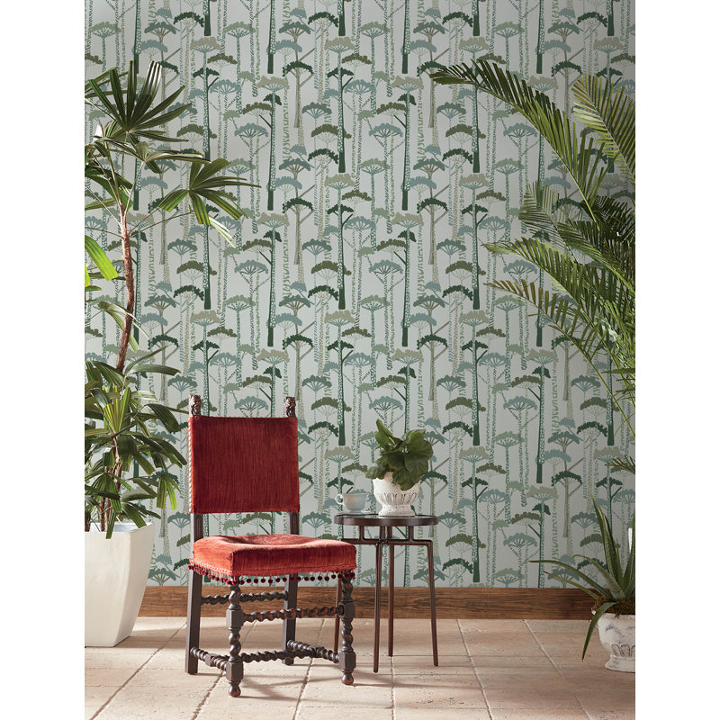 Unify Indigo Forest Wallpaper, Green