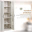 Armoire de rangement autoportante 63 po à 2 portes avec tablettes à 5 niveaux et 2 tablettes réglables pour la salle à manger-1847174210