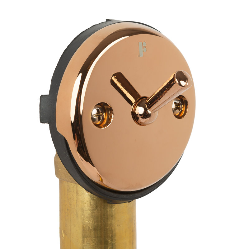 Drain de baignoire Trip Lever, Or rose