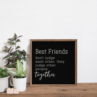 Best Friends Judge - noir