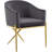 Niko 19.5'' H Velvet Upholstered Armchair-1239233258-1239233256