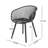 Malachi Outdoor Wood & Plastic 6-Seater Dining Set-1240101774
