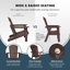 Ensemble de 2 chaises Adirondack Seashell-1535929166