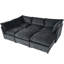 Canapé modulaire convertible, conversion en forme de U en forme de L, repose-pieds amovibles, confortable, structure modulaire robuste, 6, tissu, pour la maison