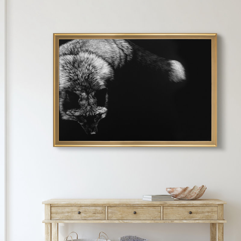 «Wild Scratchboard III», impression sur toile encadrée, Doré, H 26,5 po x l 36,5 po x P 1,5 po