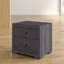 47cm W Manufactured Wood Bedside Table