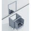 30 po Avec meuble-lavabo gris foncé P 22 po, miroir 28 po, une armoire de rangement intérieure et une tablette ouverte pour l'espace-1118457679