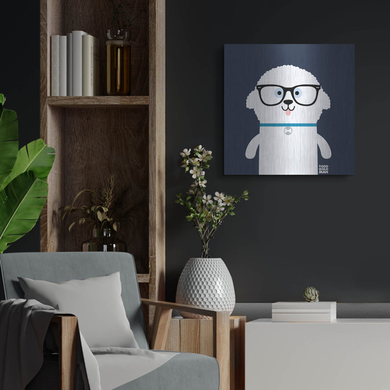 «Bow Wow Bichon Frise» par Todd Art, H 24 po x l 24 po