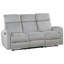 Aithan 3 Seater Velvet Electric Reclining Sofa