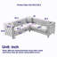 Canapé d'angle, canapé modulaire en L, canapés d'angle 5 places avec 3 coussins-1722468850