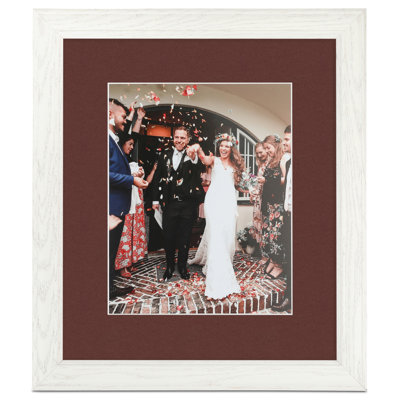 Wood Matte Picture Frame with Mat
