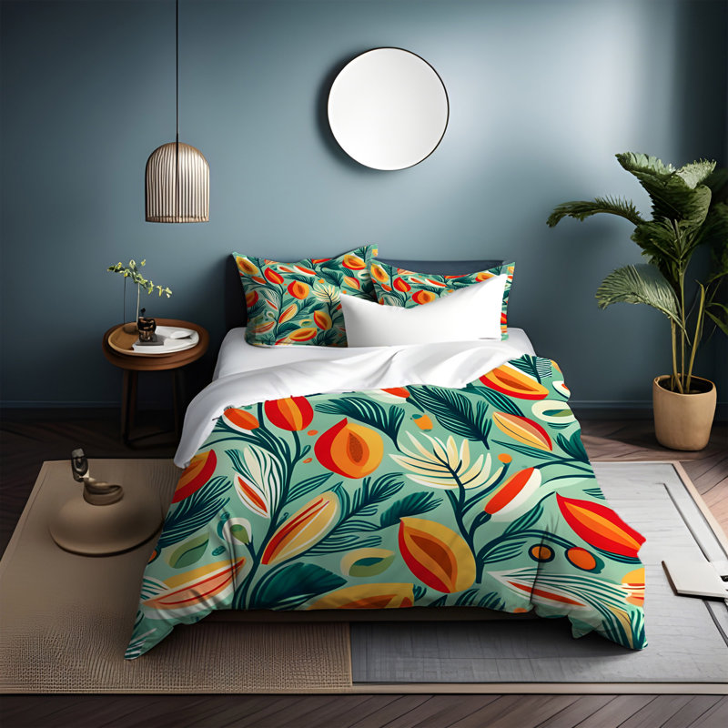 Polyester Duvet Cover, King Duvet Cover + 2 King Shams
