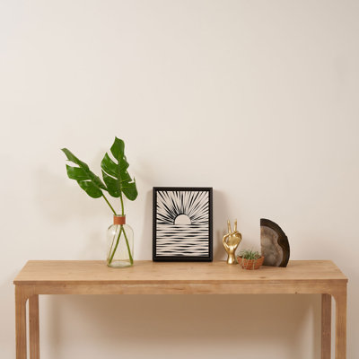 Minimal Sunrise Sunset by Alisa Galitsyna - Graphic Art on Canvas