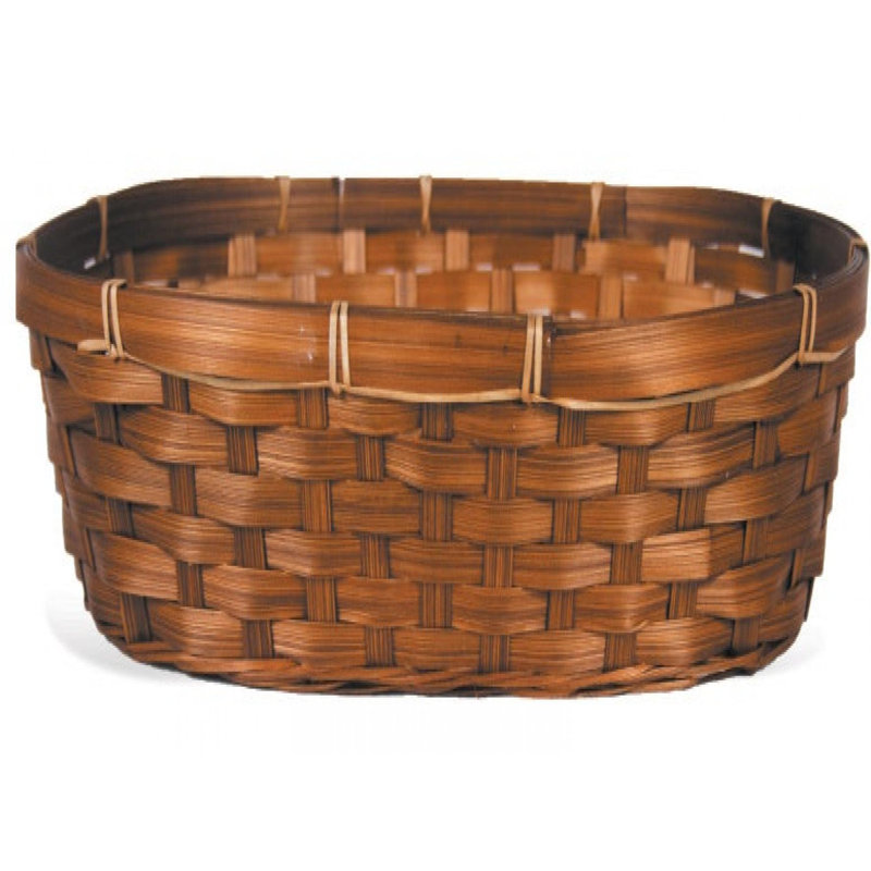 Oval Brown Bamboo Basket
